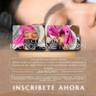 Clase de Micropigmentación de Cejas Profesional